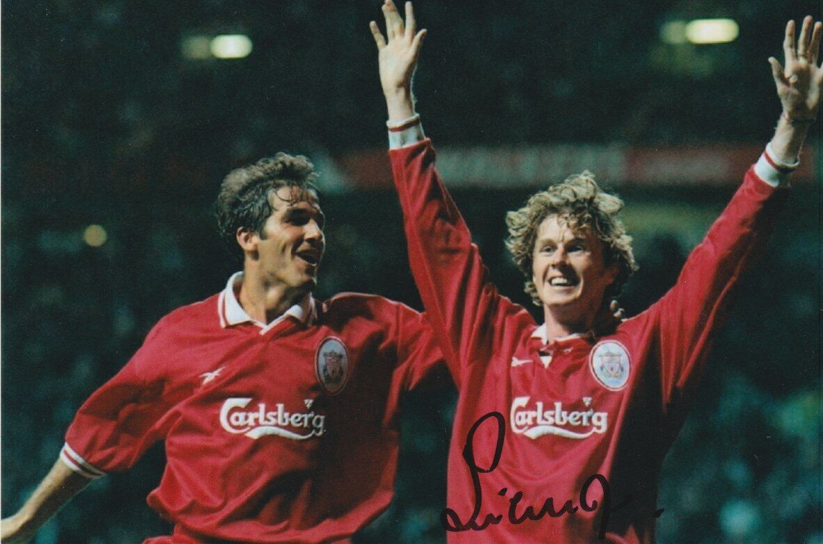 STEVE MCMANAMAN HAND SIGNED 6X4 Photo Poster painting LIVERPOOL FOOTBALL AUTOGRAPH 1