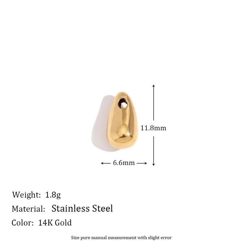 1 Piece 304 Stainless Steel 14K Gold Plated Geometric Jewelry Accessories Pendant