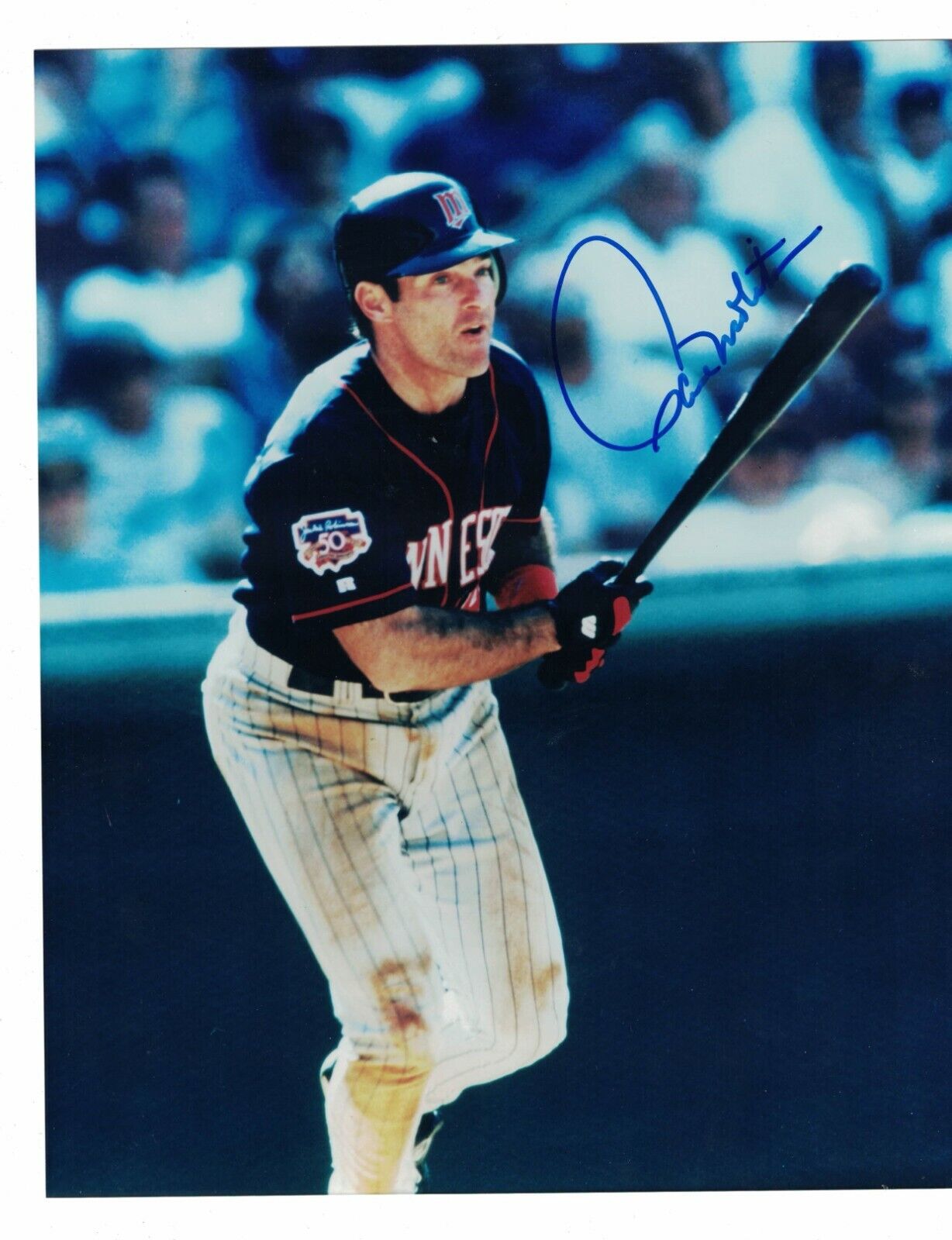 Paul Molitor Minnesota Twins Signed 8 x 10