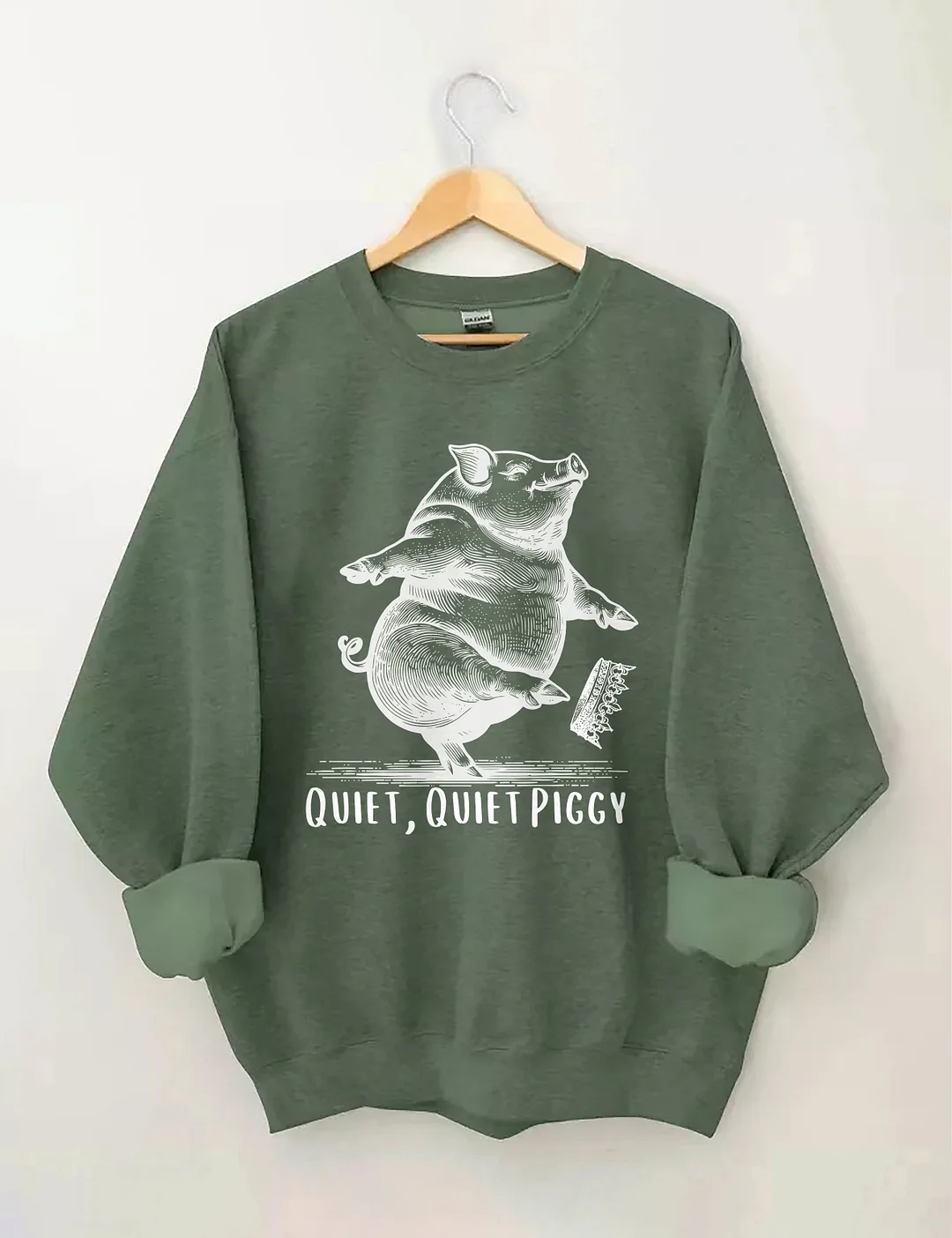 Quiet Quiet Piggy Sweatshirt