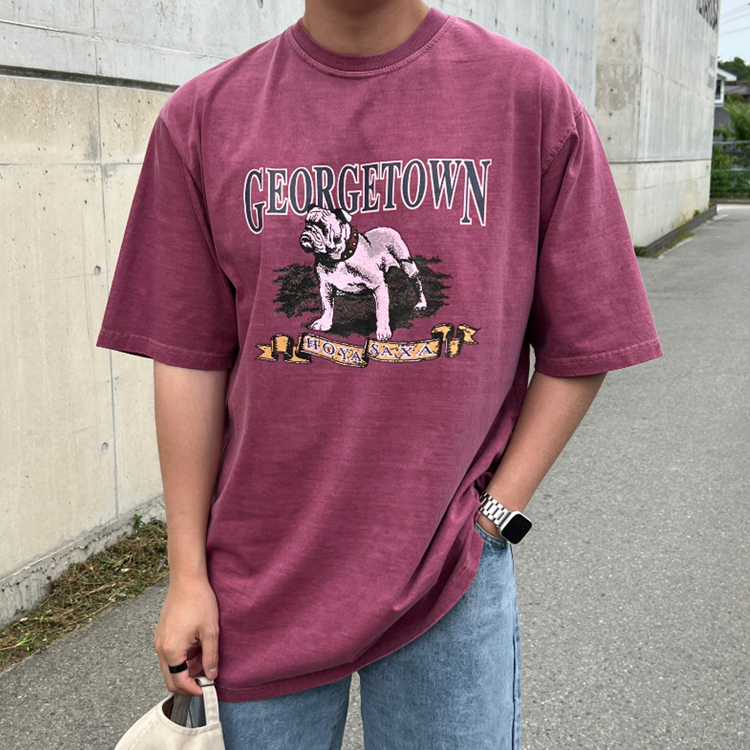 Men's Vintage 'Georgetown' T-Shirt Lixishop 