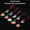 5pcs Metal Spoon Spinner Fishing Lure Fishing Wobblers Hard Bait for Bass Trout