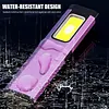 Rechargeable Mini LED Flashlight W/ Magnetic&Clip for Home Camping Emergency Use