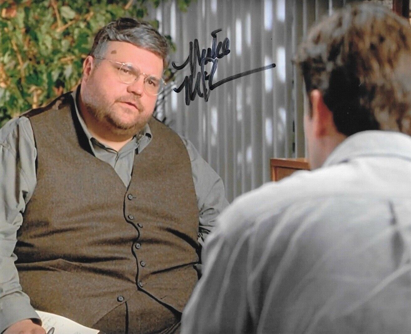 * MICHAEL MCSHANE * signed 8x10 Photo Poster painting * OFFICE SPACE * DR. SWANSON * COA * 4