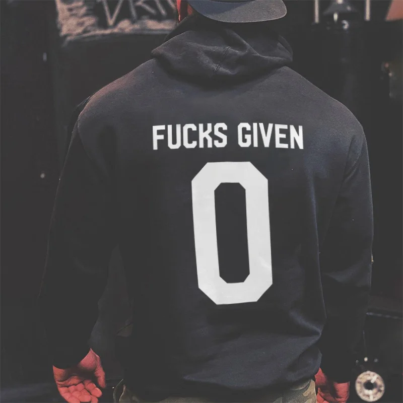 Livereid Fucks Given Men's Hoodie - Livereid