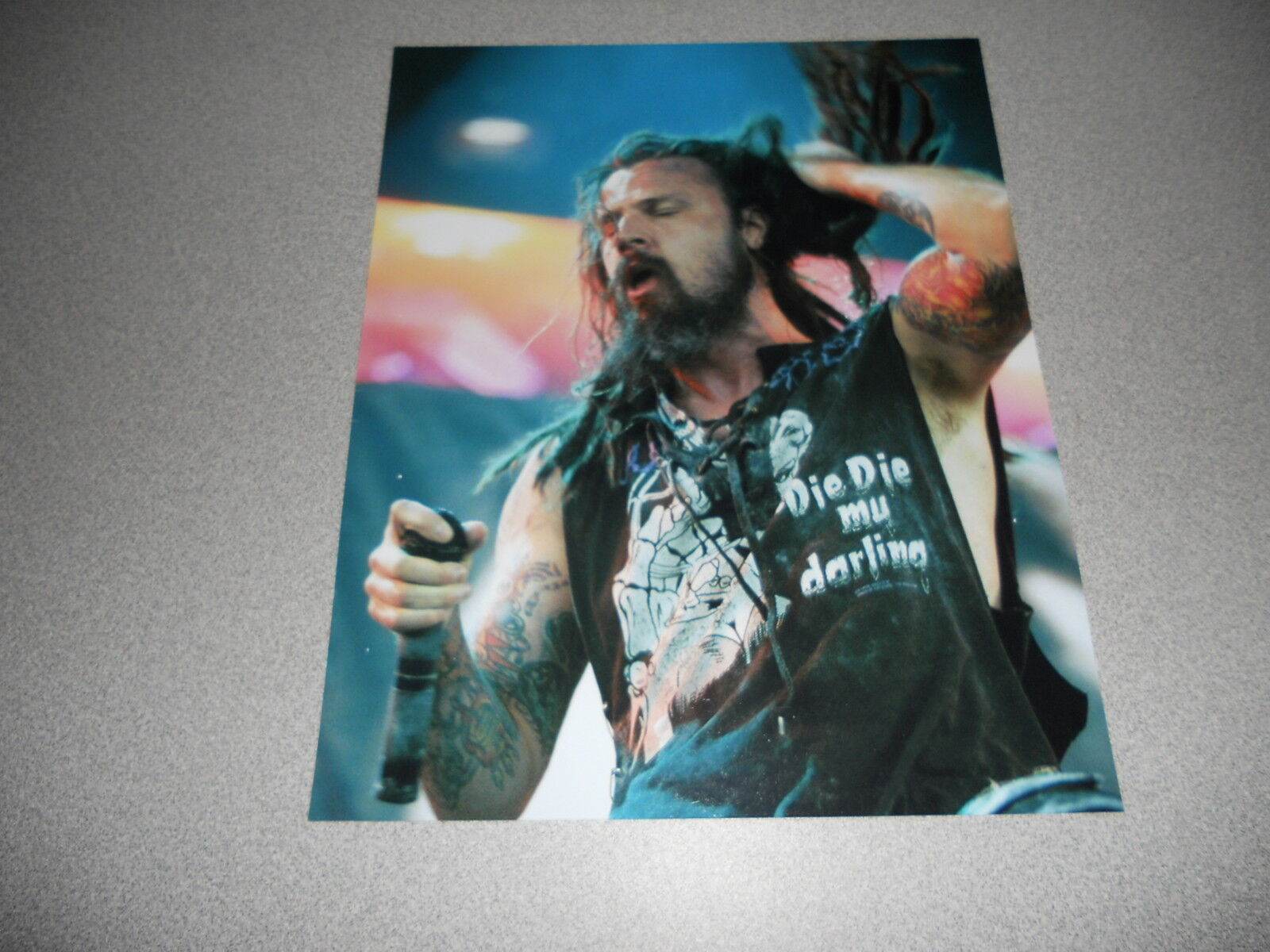 Rob Zombie Horror Live Promo 8x10 Photo Poster painting 2 White Zombie