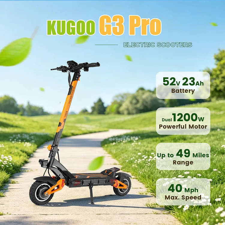 KUKIRIN G3 Pro Electric Scooter | Ultra Premium Dual Drive 1200W Motor Off-Road Scooter[Pre-Order]