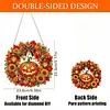 DIY Autumn Pumpkins Special Shape Diamond Painting Pendant