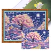 Under Cherry Trees-11CT Stamped Cross Stitch 81*62cm/31.89*24.41in(Big Size) tapestrymarket