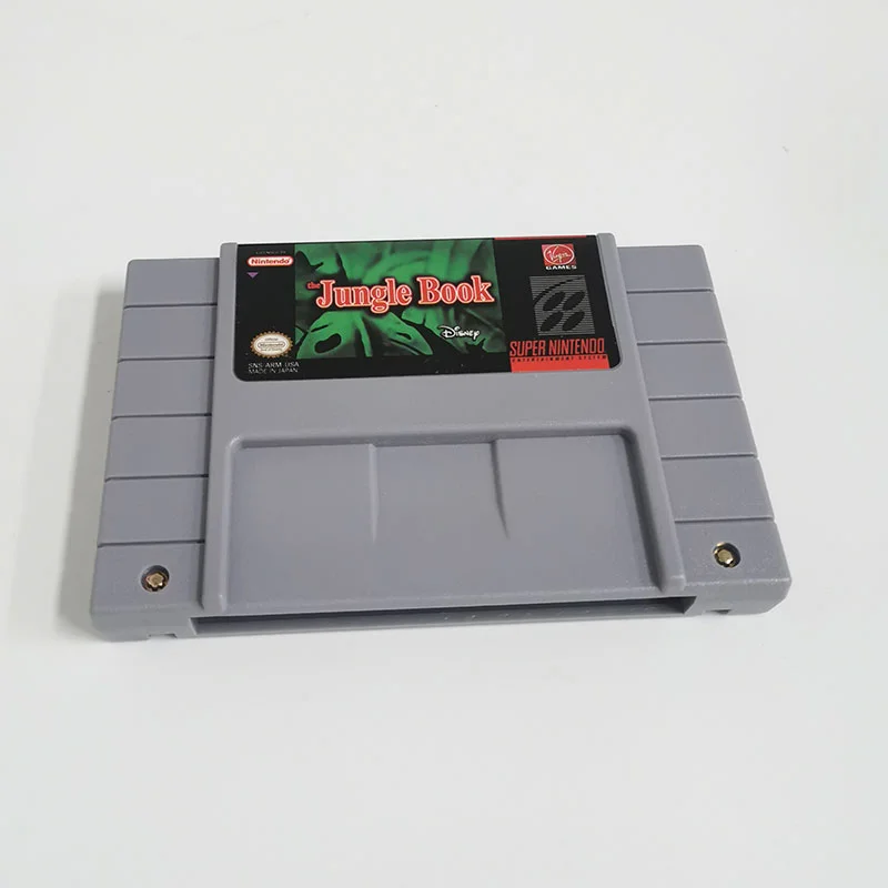 The Jungle Book SNES For Super Nintendo Entertainment System - 16 Bit US Version Game Cartridge