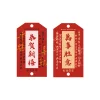 20PCS Pink Purple Red Best Wishes CNY Hanging Decor Cards
