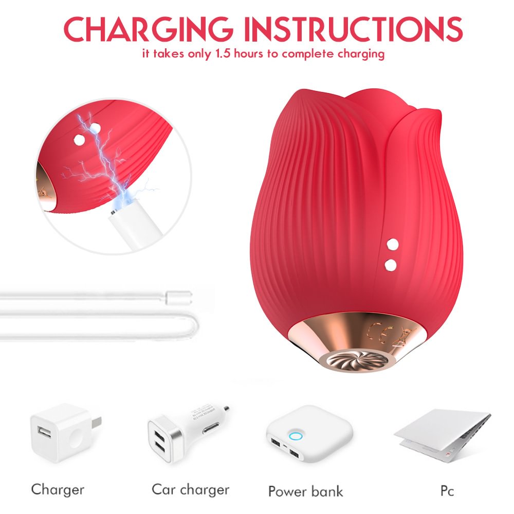 rose suction toy · usb charging rose vibrator