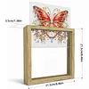Diamond Painting Special Shaped Drill Butterfly With Frame(8.46x8.46inch)