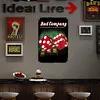 Bad Company - Panneaux en &eacute;tain m&eacute;tallique(20*30cm/30*40cm) - Musique