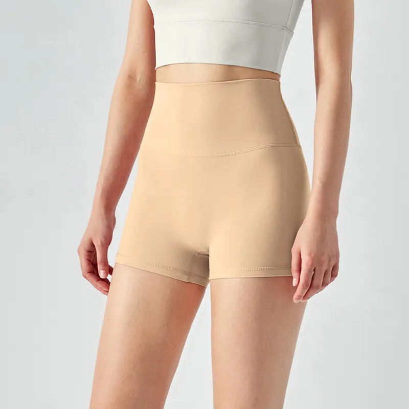 Shop no camel toe buttery soft naked feeling gym fitness tight hot yoga shorts online on Hergymclothing Grit Camel