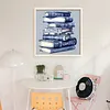 Blue Porcelain Books - 11CT Stamped Cross Stitch 40*40cm tapestrymarket