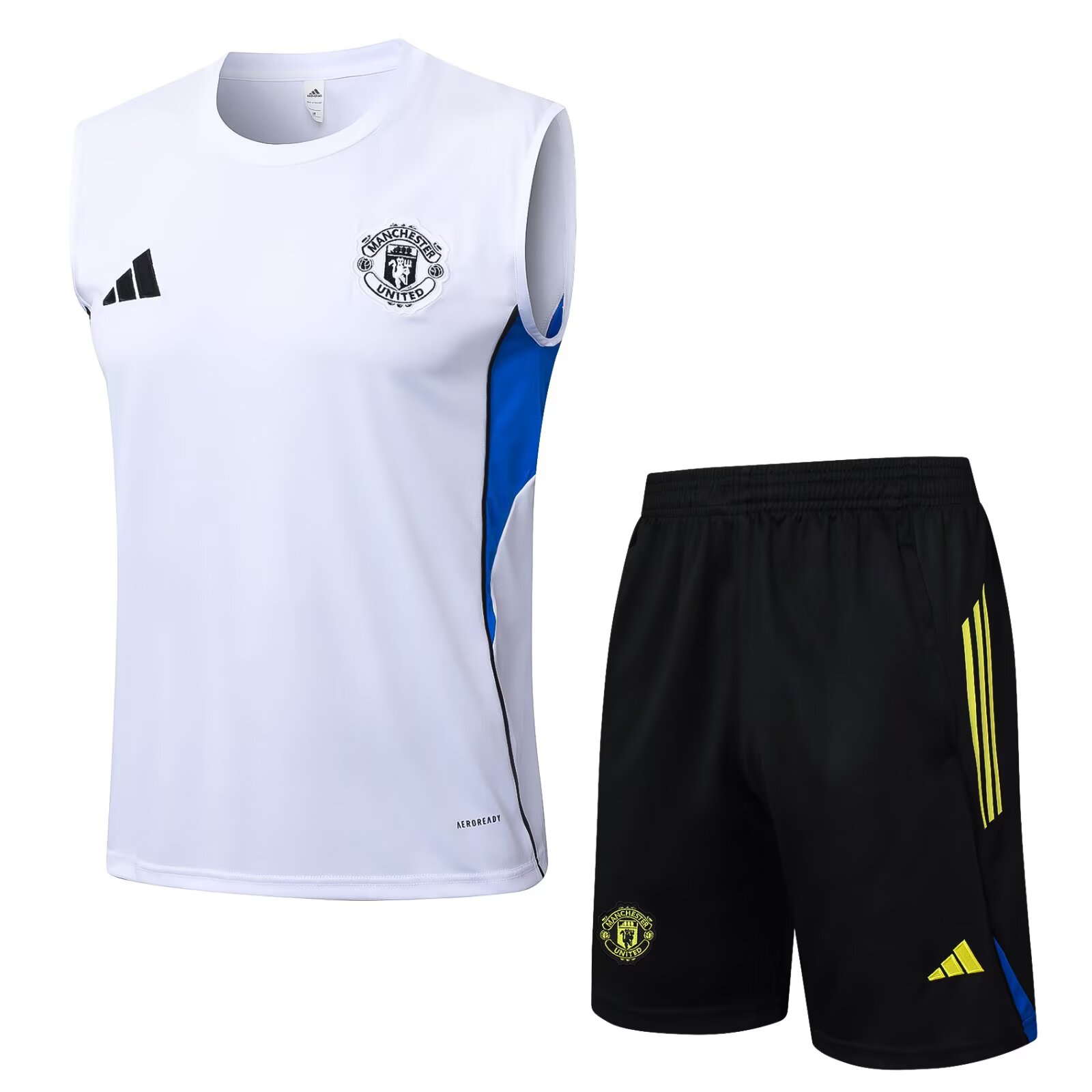 25/26 Manchester United Training Vest White Kit Soccer Jersey