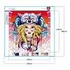 Diamond Painting-DIY Crystal Rhinestone Wolf Hat Girl