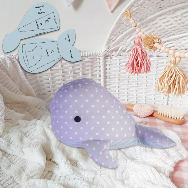 Patchwork whale doll Patchwork Template Set