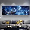 Luxury AB Velvet Diamond Painting Kit - Setting Sail Under the Moonlight