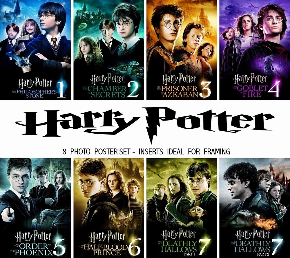 HARRY POTTER MOVIE POSTER SET 1 - Photo Poster painting POSTER IDEAL FOR FRAMIMG -  POST