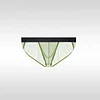 Low-Waist U-Convex Large Pouch Sexy Ice Silk Ultra-Thin Briefs