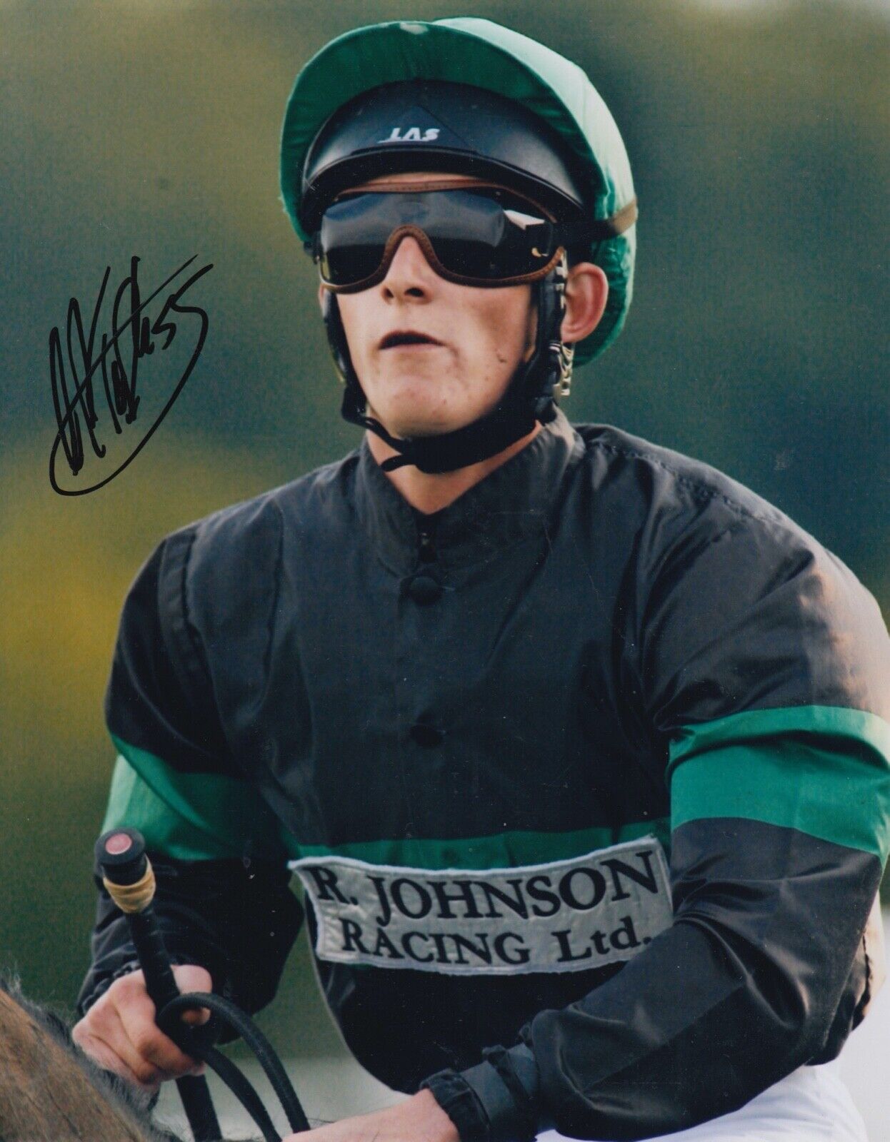 Lee Topliss Hand Signed 10x8 Photo Poster painting - Horse Racing Autograph.