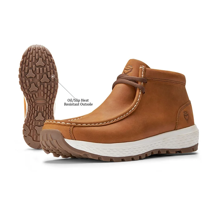 SUREWAY Men's Chukka Boots,Fashion and Comfort Driving Shoes