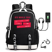 BTS Backpack | Smart School Bag with USB Charging Port