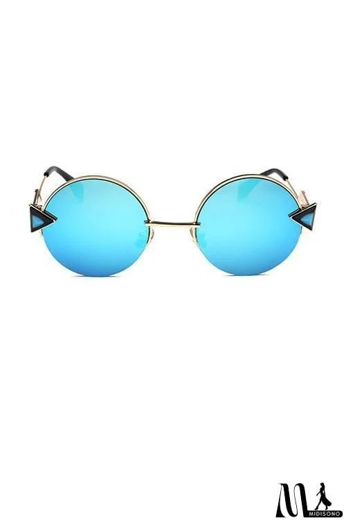 MidiSono - Oversized Round Sunglasses