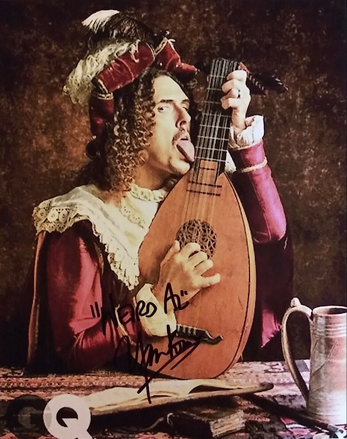 Weird Al Yankovic signed 8 x 10