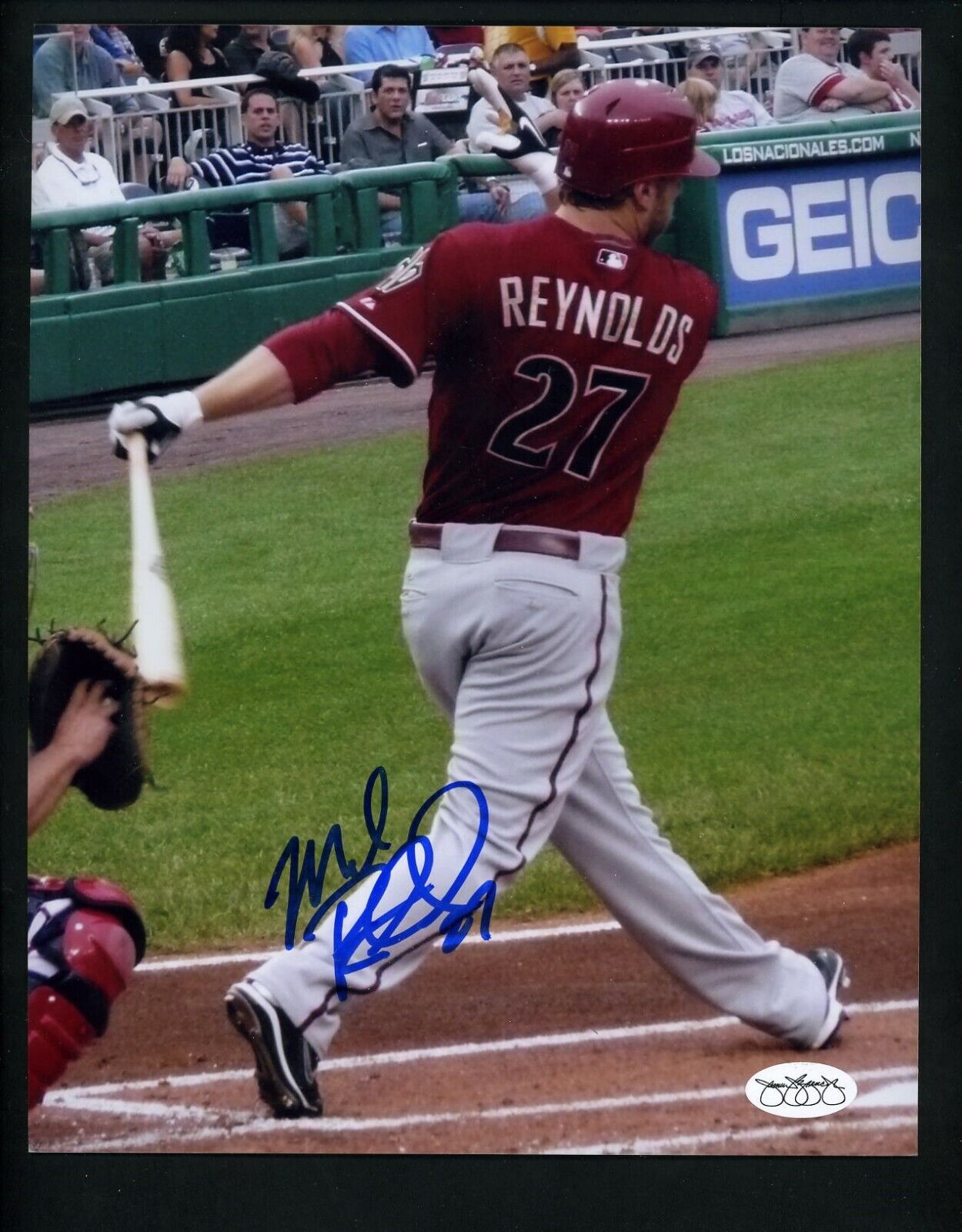 Mark Reynolds Signed 8 x 10 Photo Poster painting JSA sticker Arizona Diamondbacks  SHIPPING