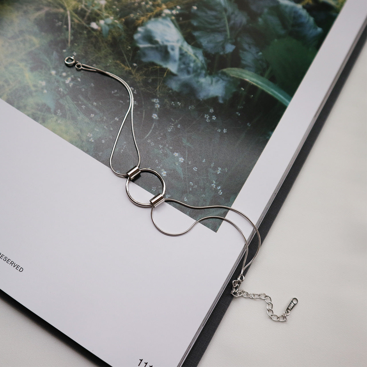 925 Sterling Silver Women IG Style Circle Round Geometric Silver Electroplating Bracelets