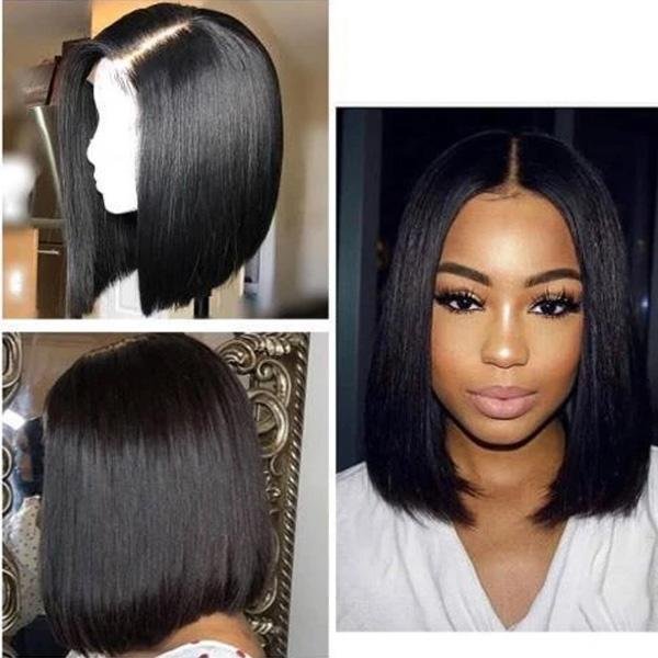 Zaesvini Hair®|Straight Soft Bob Wig for Black Women Zaesvini