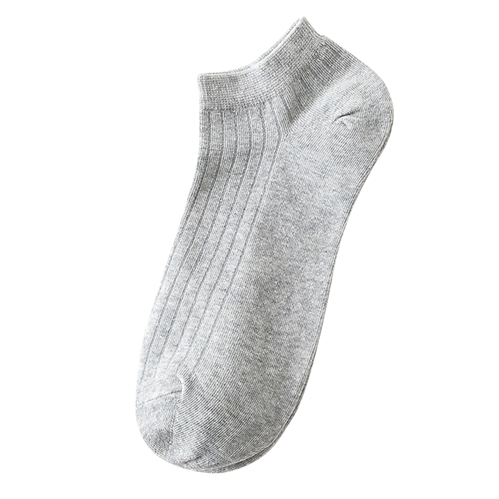 

Solid Color Cotton Short Socks Men Boat Socks for Spring Autumn (Grey), 501 Original