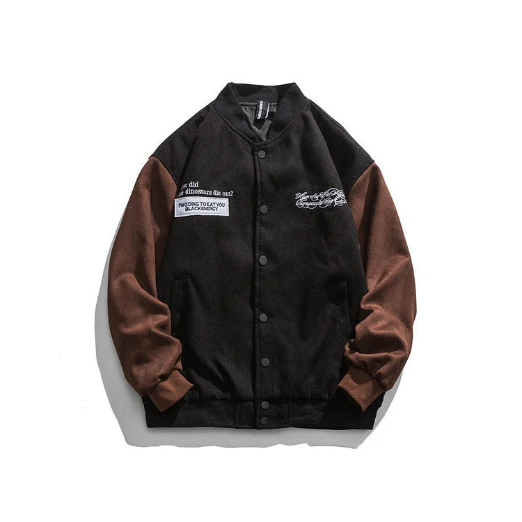 Letterman Jacket Outfit Senior Jackets Varsity Baseball Coat Creative Oversize Casual Jacket