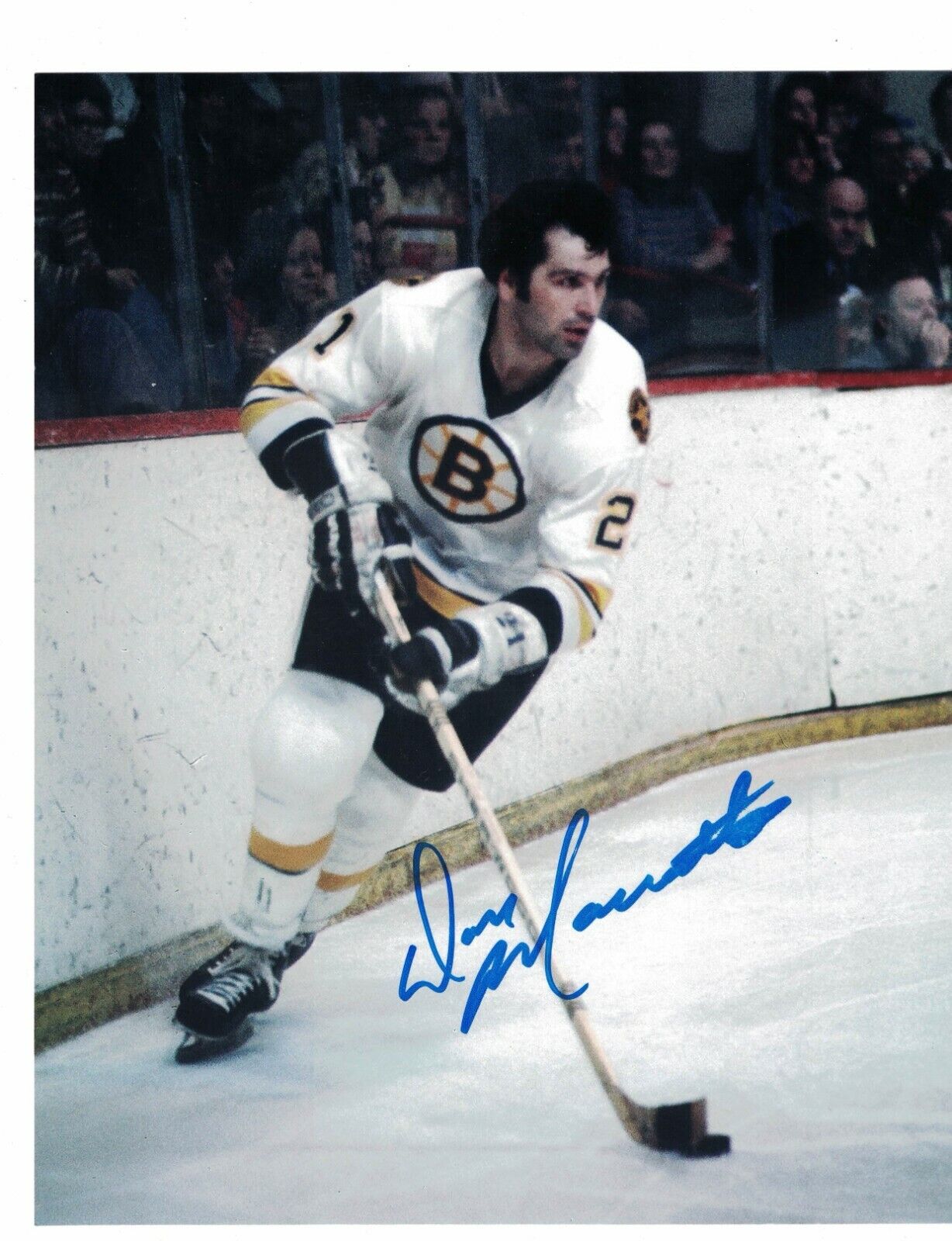 Don Marcotte Boston Bruins Signed 8 x 10