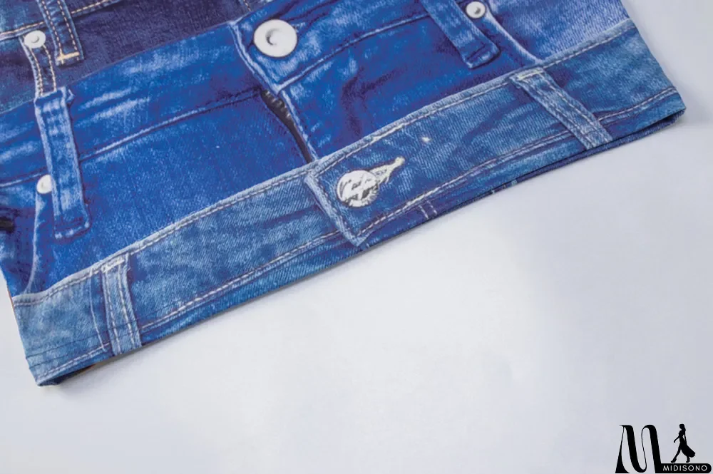 MidiSono - Women's Spring Fashion Print Style Slim Low Back Strapless Bodycon Dress