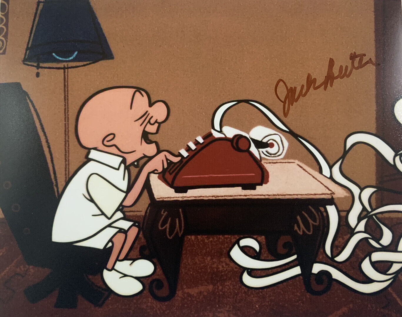 JACK HEITER HAND SIGNED 8x10 Photo Poster painting MR MAGOO DISNEY ANIMATOR AUTOGRAPHED RARE