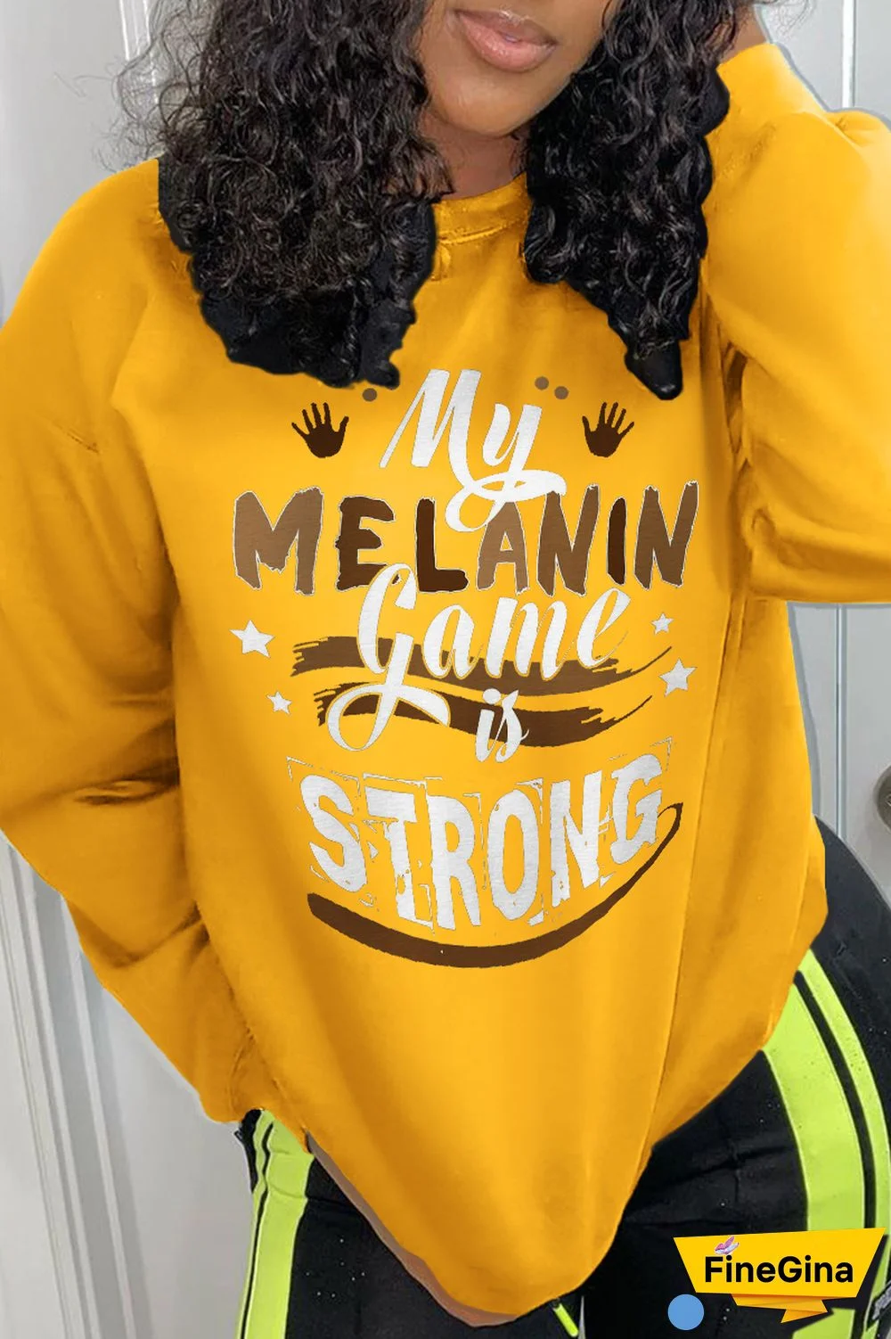 Grey Casual Daily Print Letter O Neck Tops