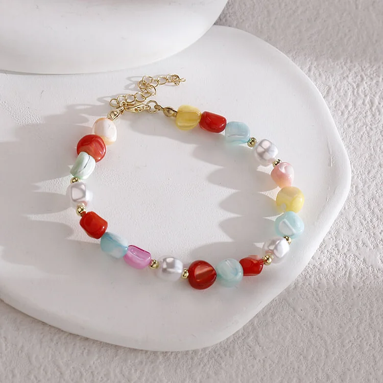 Ocean Gravel Colorful Bracelet