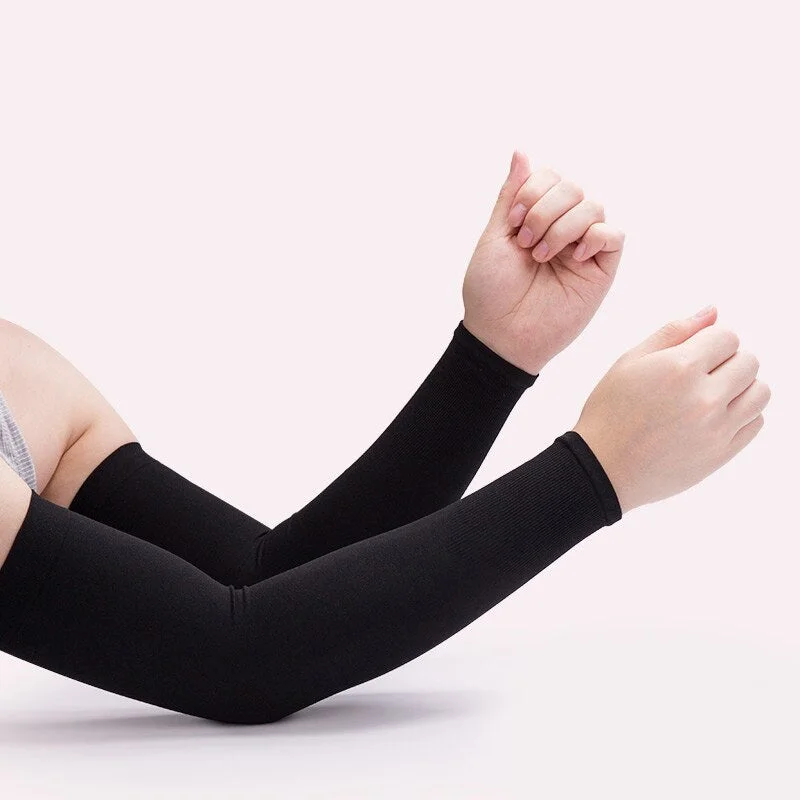 Arm Warmers Women Solid Summer Breathable High Elasticity Thin Sunscreen Womens All-match Outdoor Leisure Simple Trendy Chic New