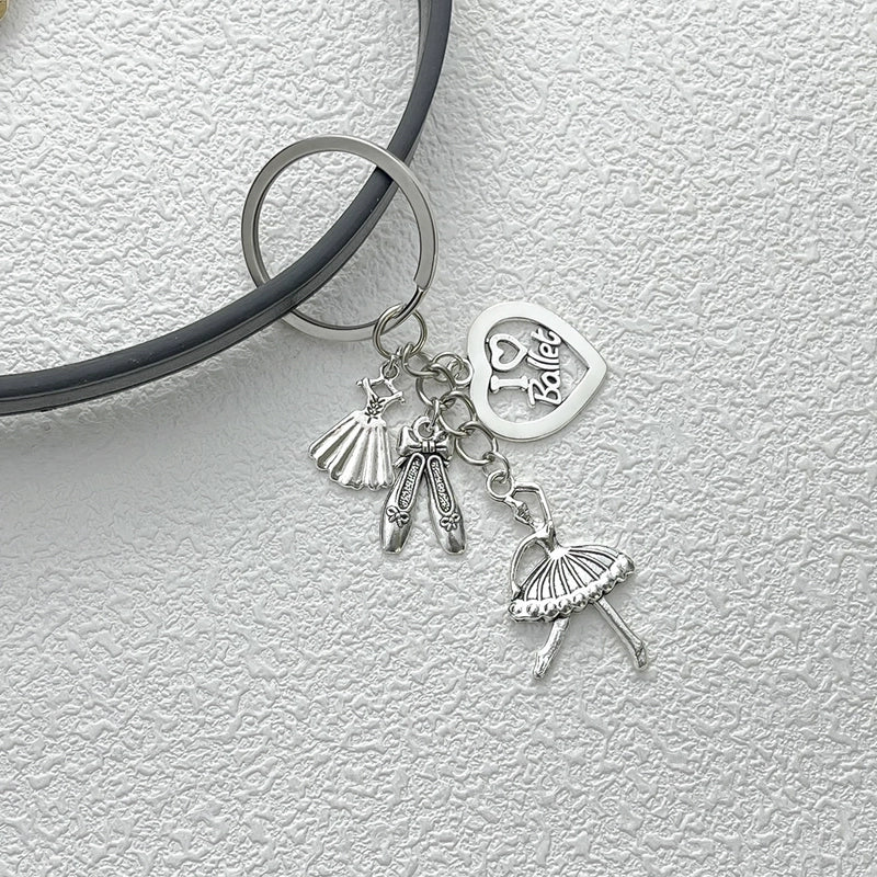 Minimalist Heart Shape Alloy Keychain