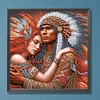 Indien - peinture diamant de forme sp&eacute;ciale - 30*30cm