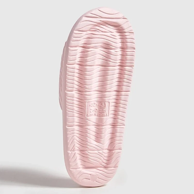 Yyvonne 2024 Summer Soft Cloud Slippers Women Lightweight Anti Slip Flat Slides Woman Comfortable Eva Platform Sandals Female