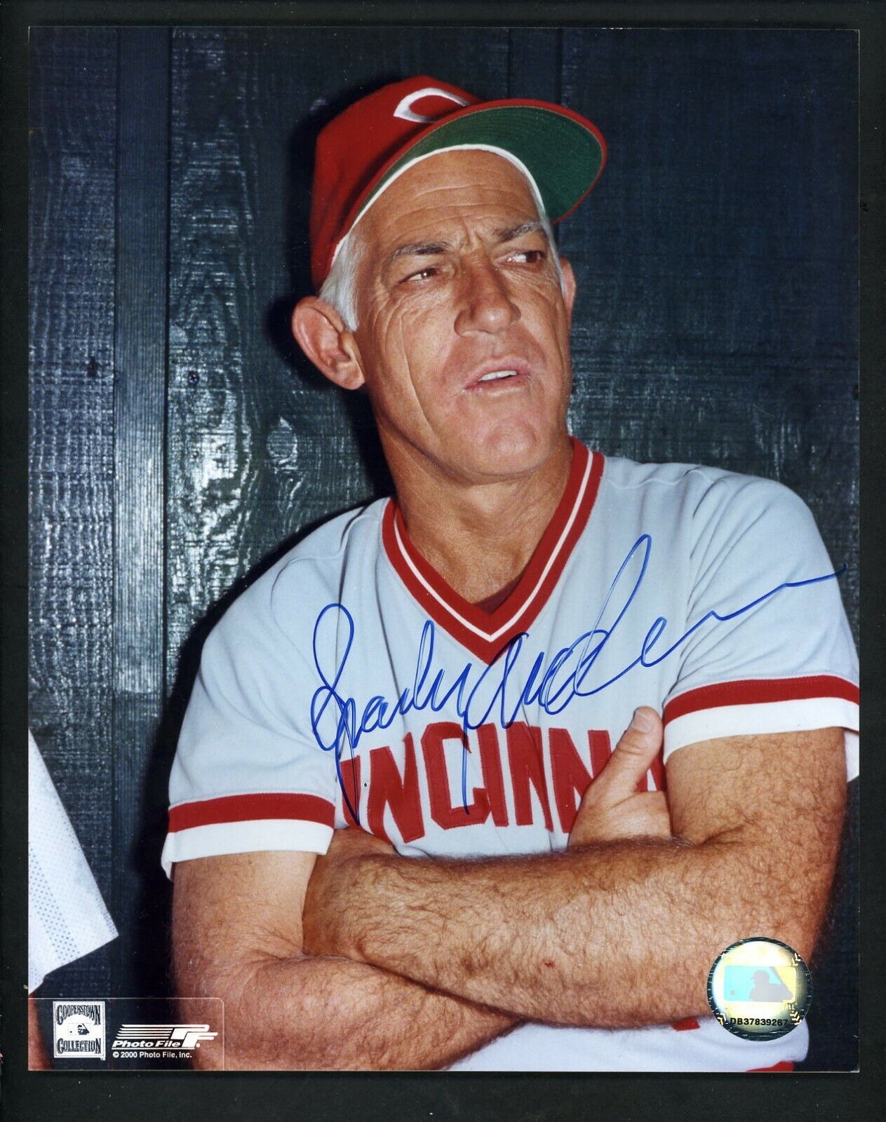 Sparky Anderson Signed Autographed 8 x 10 Photo Poster painting Cincinnati Reds  SHIPPING