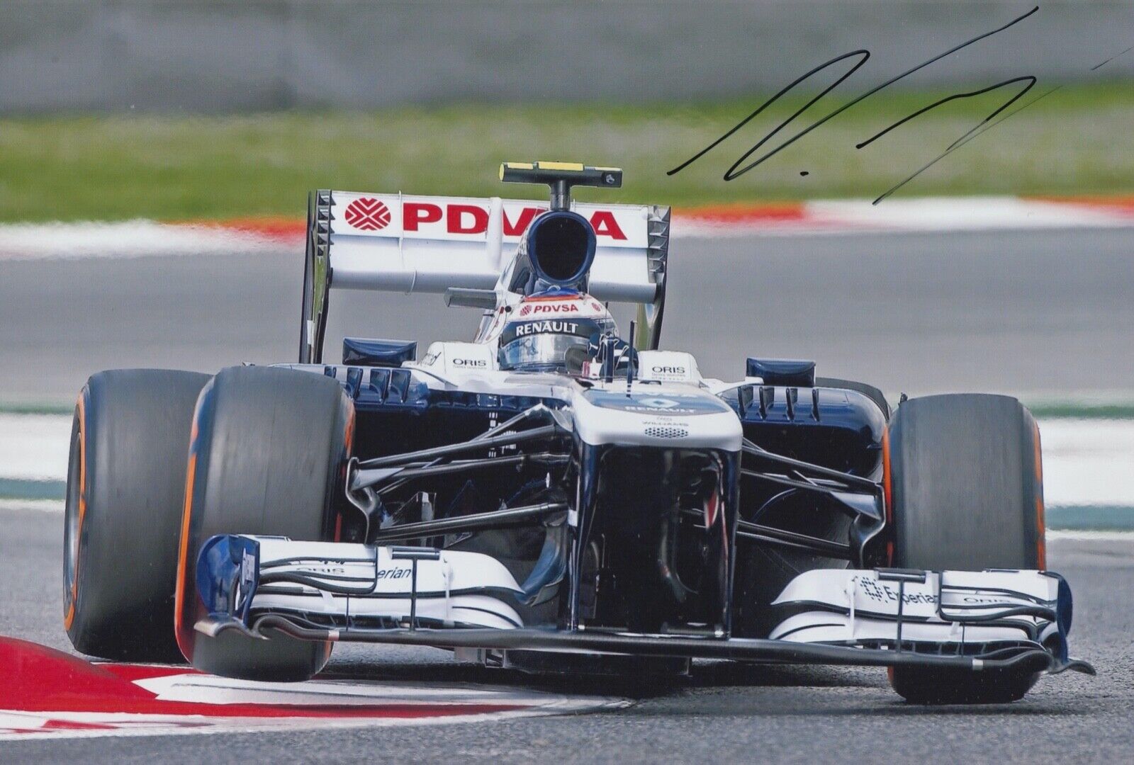 Valtteri Bottas Hand Signed 12x8 Photo Poster painting F1 Autograph Williams F1 1