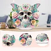DIY Butterfly Skull Acrylic Diamond Painting Desktop Ornaments