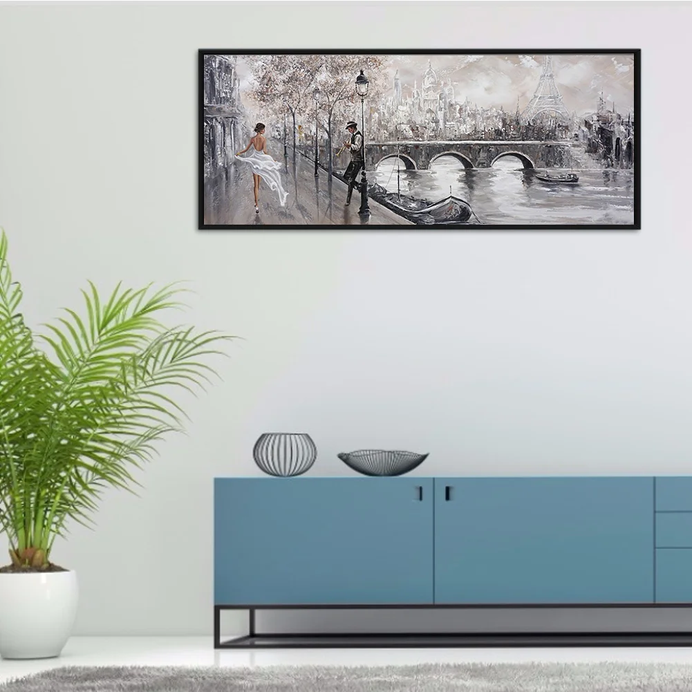 Diamond Painting - Full Round Drill - Street View(70*30cm)