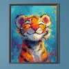 Tiger Cub - Rundbohrer Diamantmalerei - 45*55cm (partieller Bauchbohrer)
